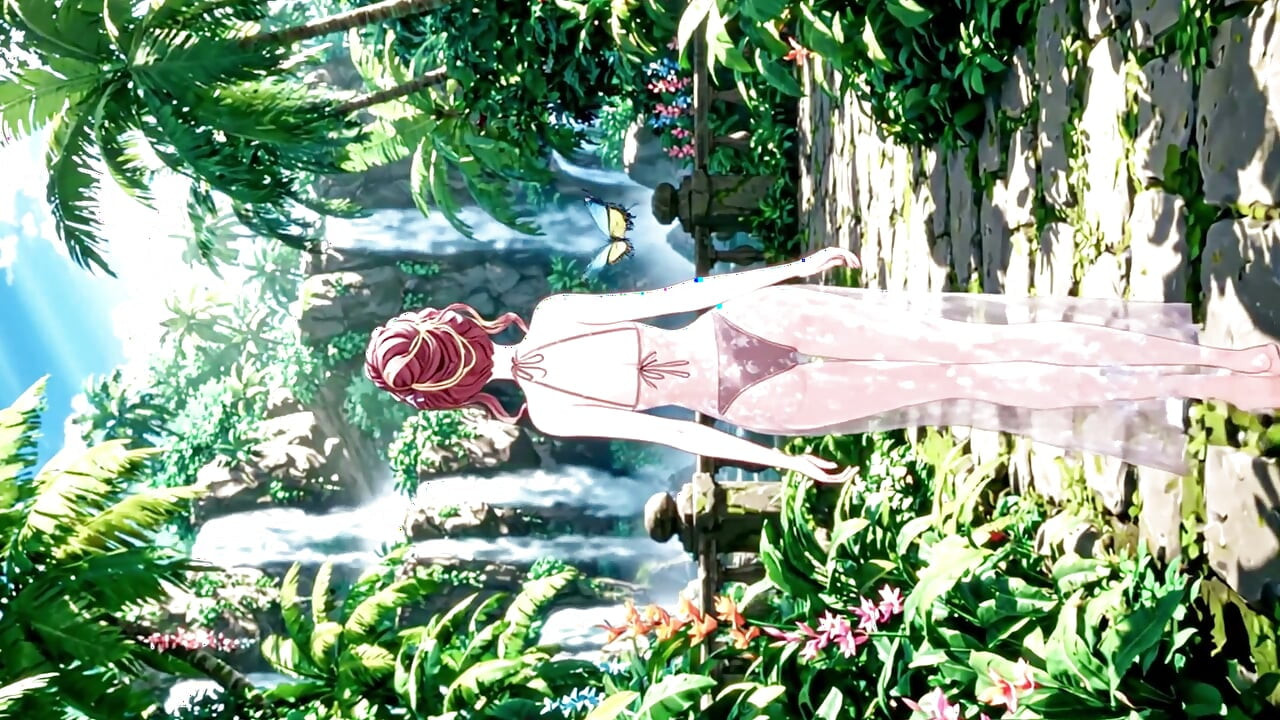 The Joyful Days of Beautiful Anime Girls: Summer Paradise 3D Anime AI-Generated