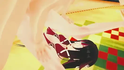 Genshin impact - adegan seks hardcore columbina sama aether - animasi hentai 3d