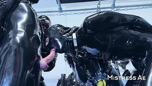 Mistressae & Miss Lilly: Bi-training in Latex