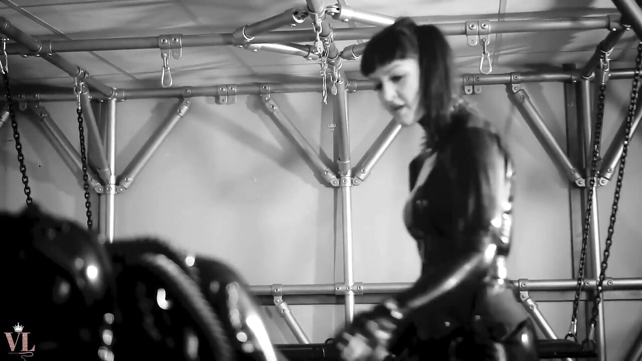 Rubber Bitch Pegged Mercilessly - Black and White Edition (1080p Full HD)