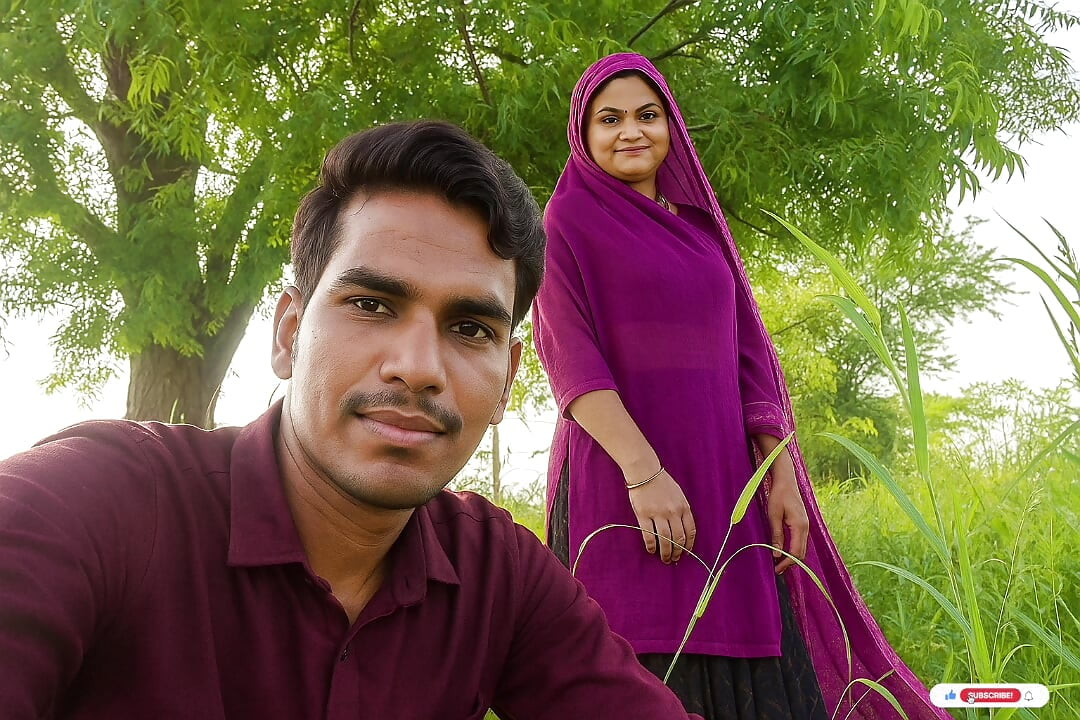 Indisches desi-tamilisches bhabhi und Injoy Outdoor-Feld von -snapchat143