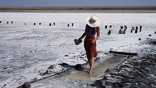 Heilig Schlamm von Elton SaltLake Russland
