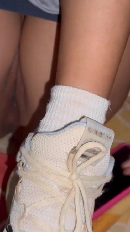 My hot wife fucking the gym instructor after class, sends me this video and I warm up. | Clip 3