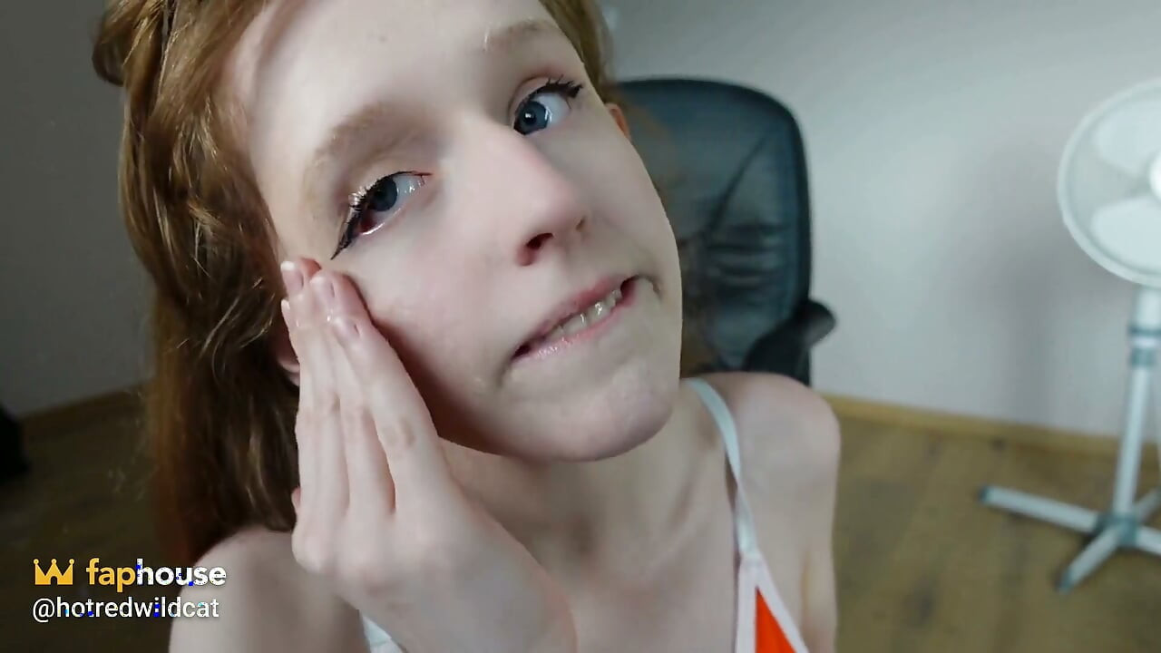 Playing with Cum on My Face