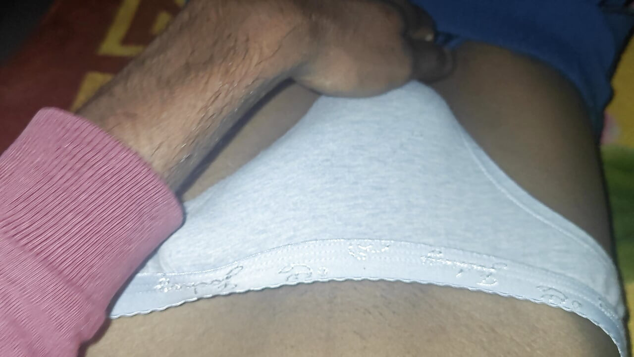 Morning show in girls panty