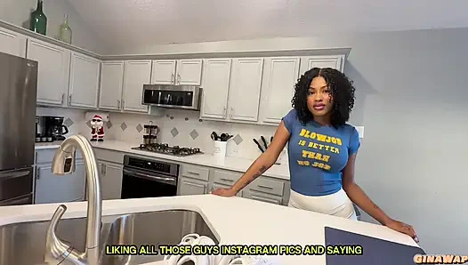 "Ich vermisse deinen schwanz" FREUNDIN kam zu mir, um meinen schwanz zu lutschen und gefickt zu werden