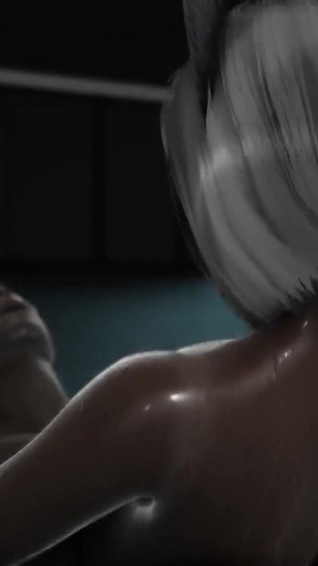 Thrilling moment from "Slutty Bunny Girl Lust for a Big Thick Cock!"