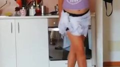 Egyption Girl dance in home