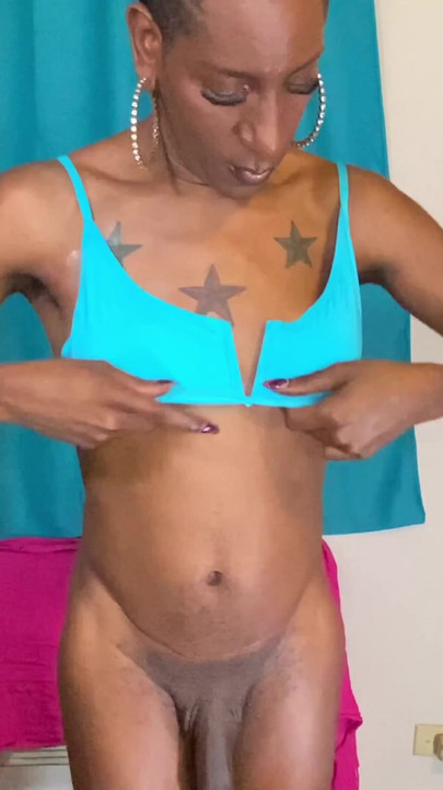 Powerful moment from "Merlin's Tries on Her New TuckItUpp Bikinki and Thongs"