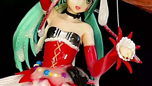 Miku hatsune 13 figürlü bukkake(fakecum)