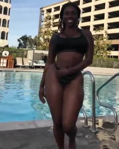 Sexy Black Bikini Chick