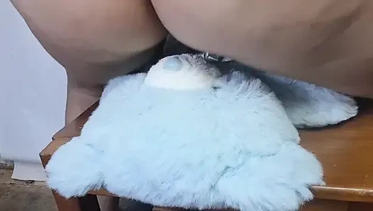 Trapped under my stinky buttocks