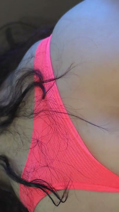 My stepsister jerks me off with her beautiful feet, and then I give her delicious anal sex until I cum in her ass | Clip 2