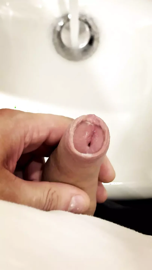 Soaked with Pre-Cum Before Even Cumming