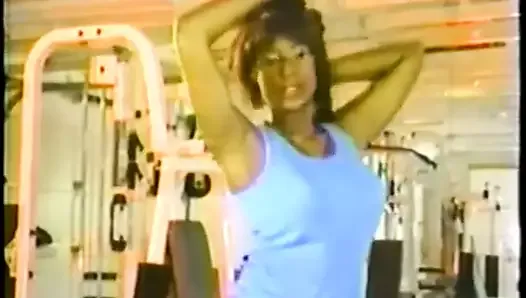 6 ft tall black woman exercising
