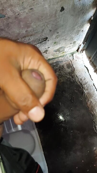 A 22-year-old boy is masturbating with his fist