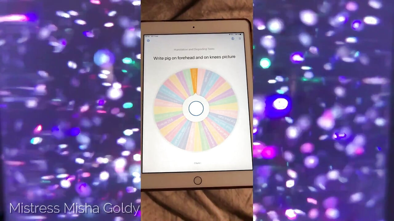App session recording! Spin the wheel - get humiliation tasks!