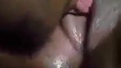 Licking Bhabhi pussy