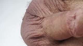 Handfreier prostata-orgasmus mit dildo