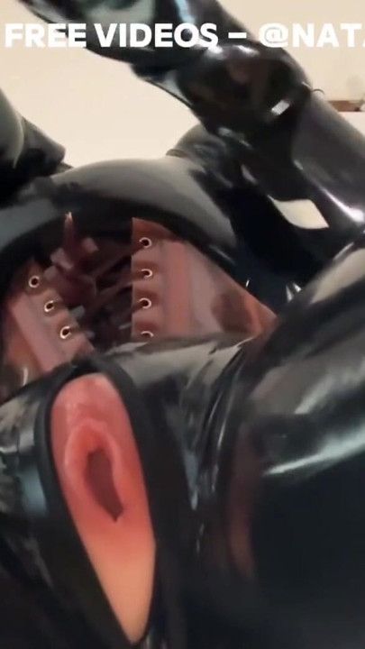 Latex Layering Rubber Masked Doll | Clip 1