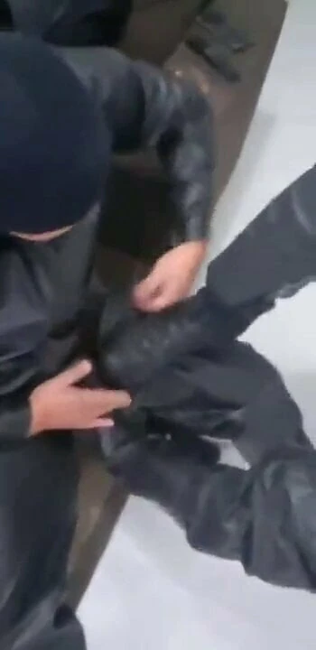 3 Uniformed Having Fun