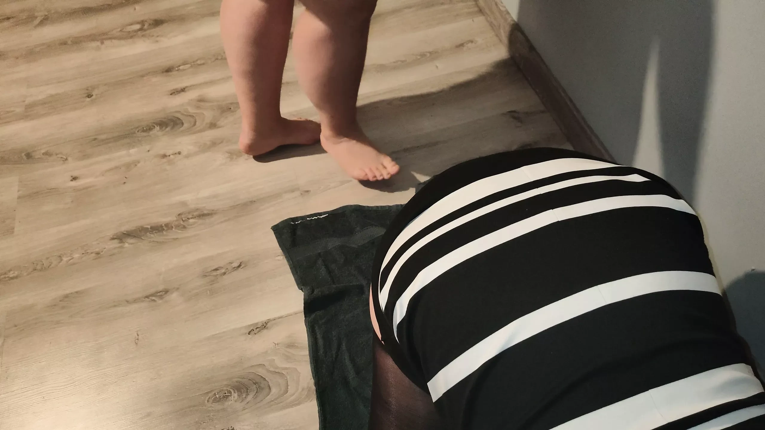 Anal fisting for a beautiful babe in a black dress and of course great fun for a bitch