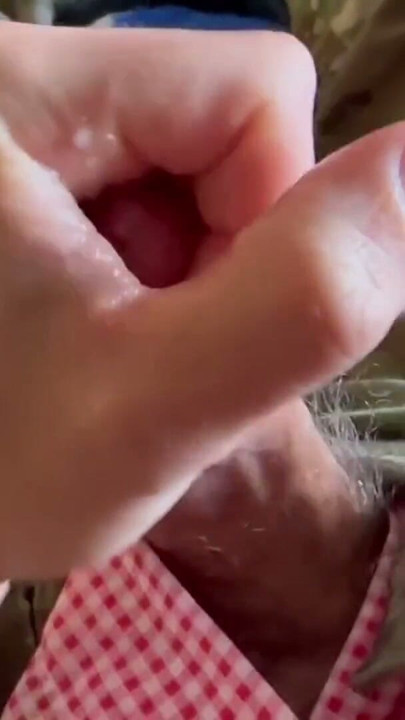 Army soldier jerks off wearing his sarge's red and white boxers and shoots a hot load of cum! | Clip 1