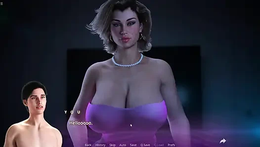 Milf-stiefmutter zeigt große möpse und dicken arsch bringen meinen schwanz zum kommen