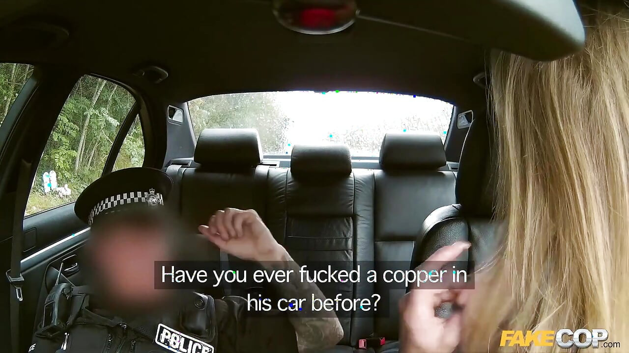 Fake Cop - Truck Stop Temptation: Slutty Cutie Fucked Hard in the Police Car with Deep Throat Action