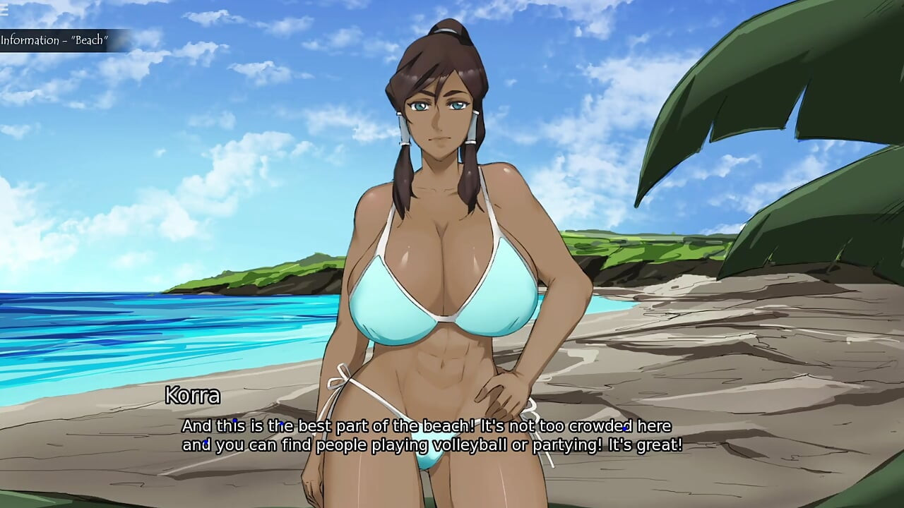 Ember Island - The Battle of Giant Tits between Korra and Azula