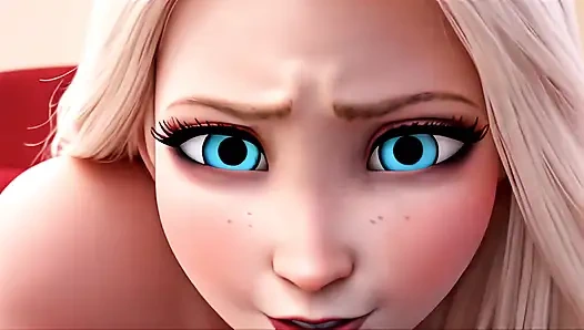 Elsa begs you to cum for her all over her in every hole she has JOI