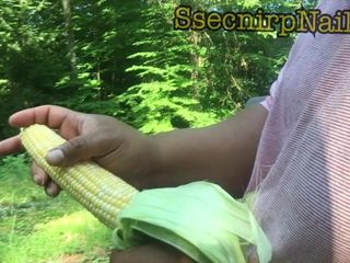 Was chucking corn and realized something