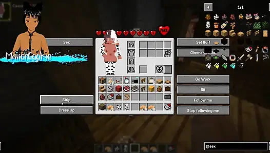 Minecraft Sexcraft The Jenny Mod  - Seeing what Cassie has to offer with her massive tits