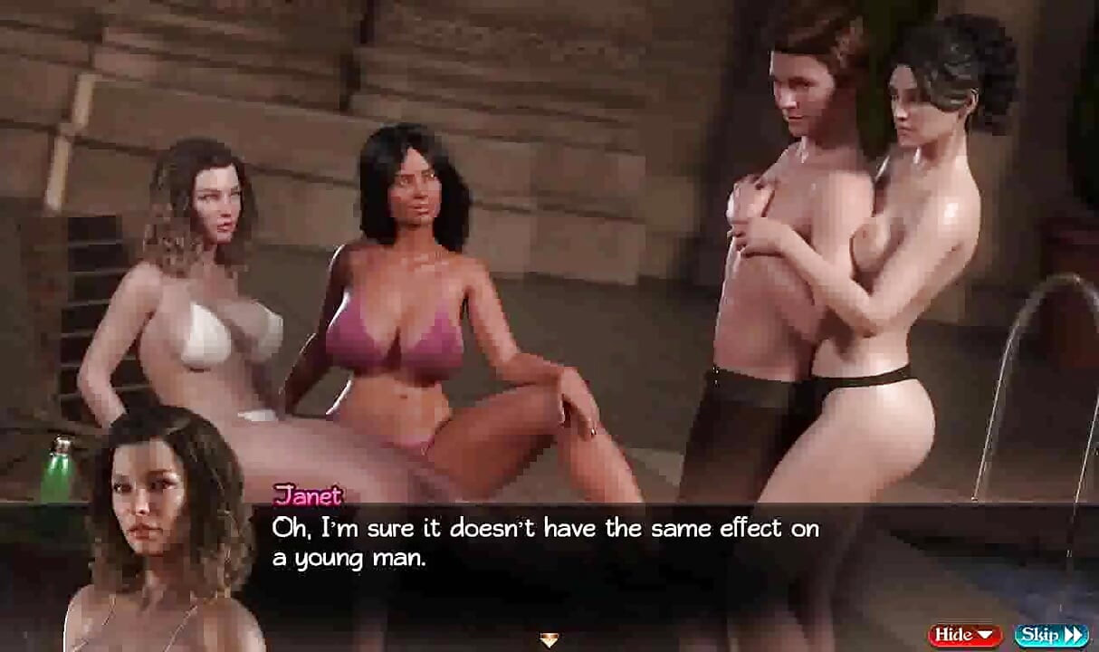 Treasure of Nadia: three horny MILF's and a guy with a huge dick ep 221