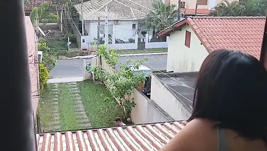 I Gave It to My Husband's Friend While He Was in the Yard Mowing the Lawn and Talking to Me. Part 2