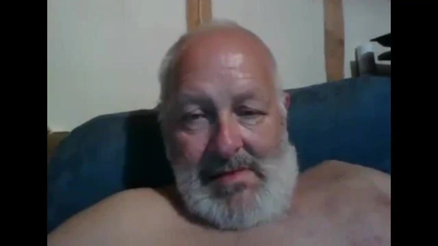 grandpa cum on webcam