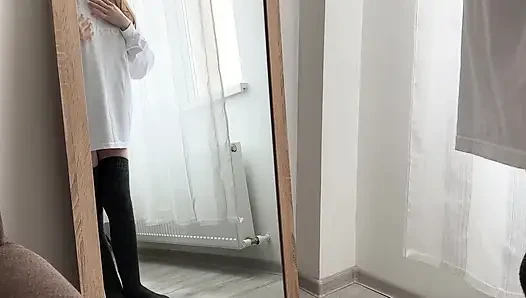 My Stepsis is a Perv. She Fucks Like a Slut in Her Sexy Outfit