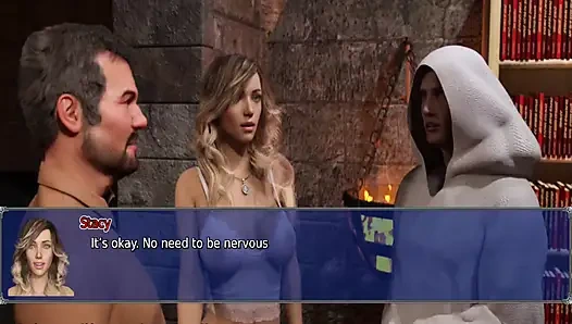 Ofis karısı #22 - Stacy Zack'i azdırıyor ve daha sonra Simon Stacy'nin amıyla oynuyor