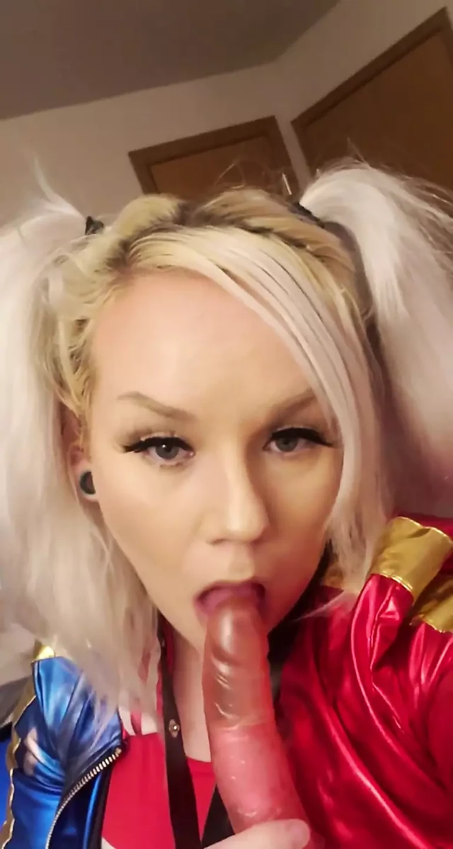 My Sloppy Tongue's Busy Spitting & Gagging, Deepthroat Swallowing a Hard Cock