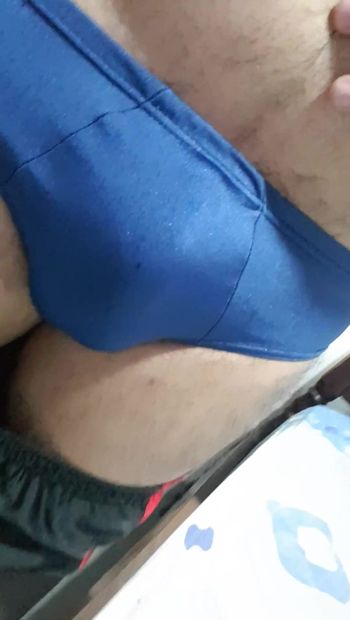 Bulge in my blue lycta briefs