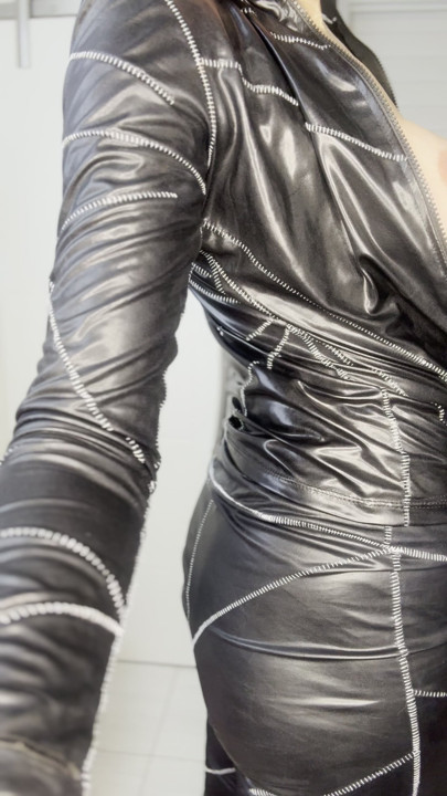 Leather, lace, and less.. 😏