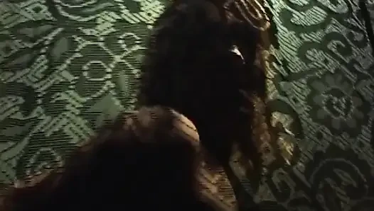 Erotic solo masturbation clip with a radiant blonde