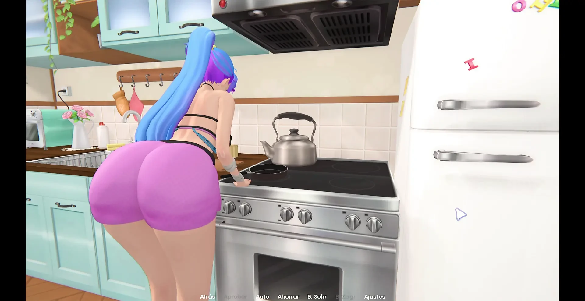 First day meeting my two hot new neighbors Meltwish Valley