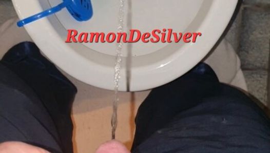 Master Ramon pisses and washes his divine cock, lick!