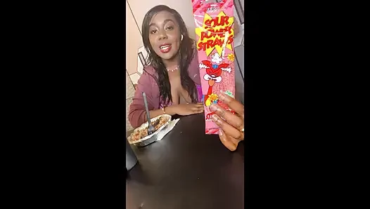 Mukbang makan makanan brasil sambil berbicara tentang tujuanku (bersantailah denganku)