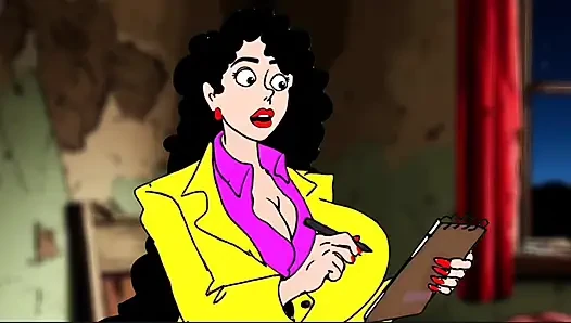 Fucked a Reporter's Slut in a Dirty Apartment, Porn Cartoon