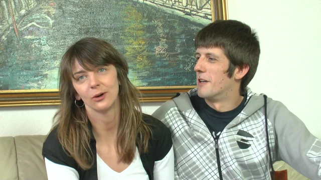 Casting with german actress and actor in threesome, in this