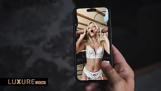 Candie lucious: kocası için cesur bir video