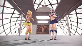 Mmd R-18 Anime Girls Sexy taneční klip 265