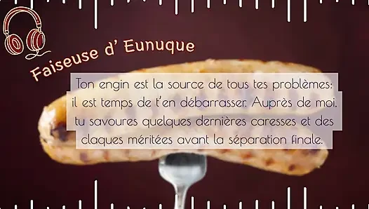 (teaser) Je te coupe la bite - französische audio-domina-kastration